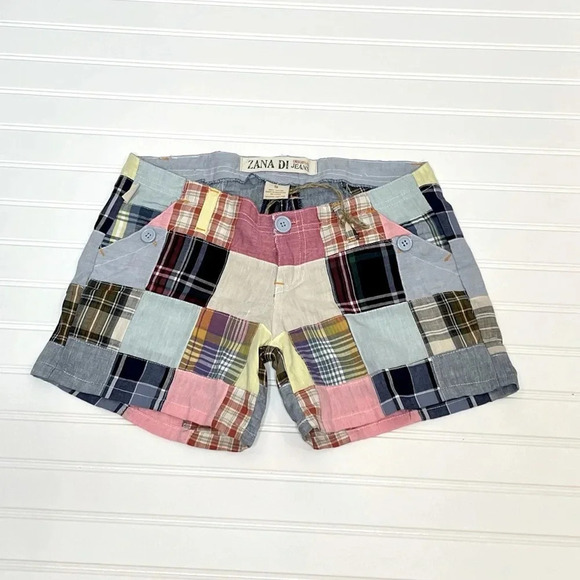 Zana Di Pants - ZANA DI ORIGINAL PATCH QUILT COTTON SHORT SHORT SIZE 5